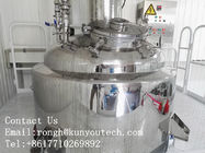 La gelatina vegetal 3 capas limpia control de la temperatura con la aspiradora de mezcla de acero inoxidable de los tanques/PID