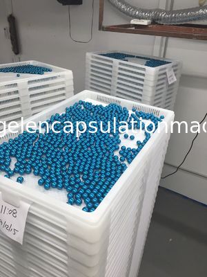 Máquina de poco ruido de la encapsulación de Paintball del control del PLC con la pantalla táctil