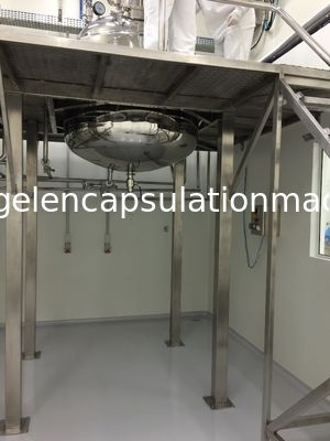 Sistema de bomba auto de acero inoxidable de vacío del tanque de fusión de la gelatina de la cápsula de Softgel