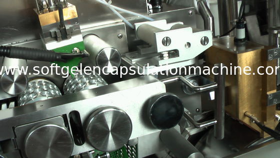 Tipo cadena del rollo S403 de producción automática de la cápsula de la máquina suave de Paintball rollo del dado de 4 pulgadas