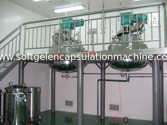 6" línea de la máquina de la encapsulación de Softgel con la alimentación automática de tierra, 880X640X1900m m