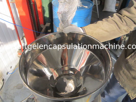 Máquina de reciclaje líquida de la medicina de la cápsula de Softgel con SUS316 el material principal, velocidad 960RPM