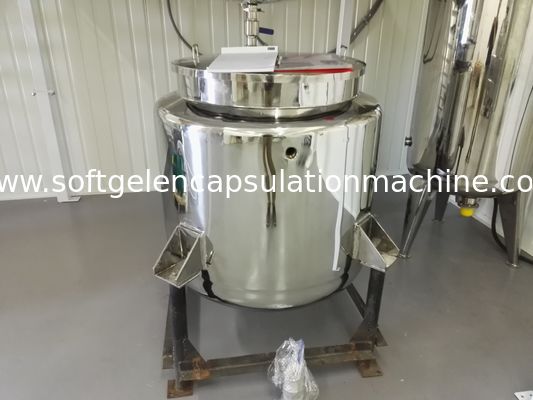 El tanque de fusión de la gelatina de Softgel con el tanque hidráulico del control de la temperatura con la caja de control