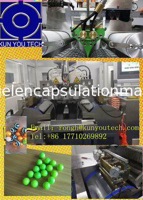 Máquina automática S610, máquina de rellenar de la cápsula del aceite de pescado de la escala de la cápsula grande del gel