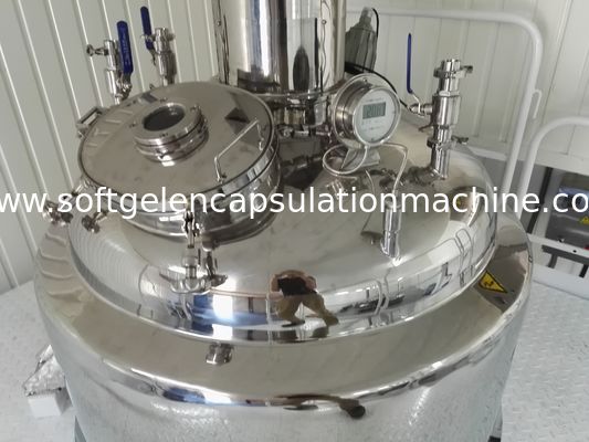 reactor de la gelatina 600L tres capas de calefacción del baño de agua a 130 grados