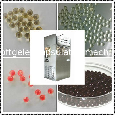 Mini Ball Seamless Softgel Machine, máquina suave de la cápsula de gelatina con el material de terraplenado del aceite