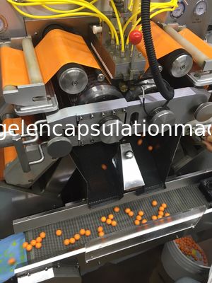 Tipo cadena del rollo S403 de producción automática de la cápsula de la máquina suave de Paintball rollo del dado de 4 pulgadas