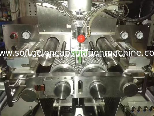 Servomotor automático Gran escala de producción de cápsulas de gel blando Máquina de varias formas de cápsulas de llenado de aceite