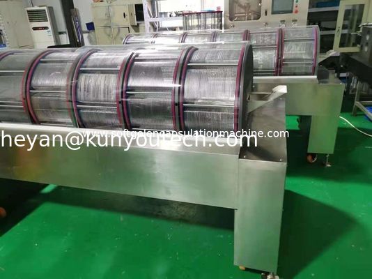 Secador farmacéutico de la caída de la máquina de la pequeña elevación fácil de la cesta con el sistema de calefacción