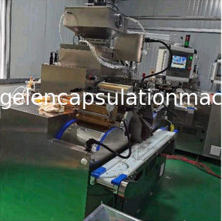 Servomotor automático Gran escala de producción de cápsulas de gel blando Máquina de varias formas de cápsulas de llenado de aceite