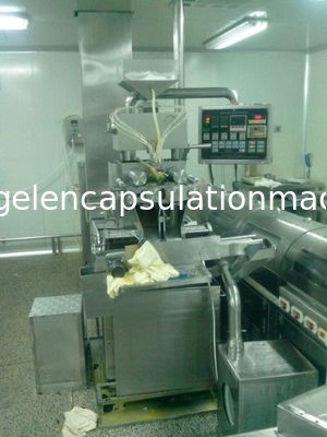 Máquina de la cápsula de Softgel del aceite de Canabis con el rodillo de acero inoxidable poroso del aceite