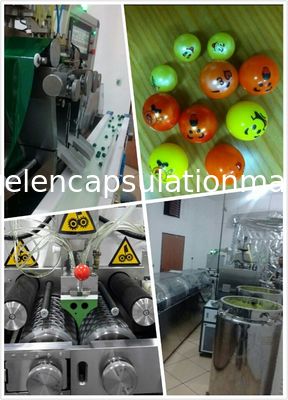 12 pulgadas y la máquina de pequeña capacidad de la encapsulación de Paintball del motor servo con fórmula proporcionan