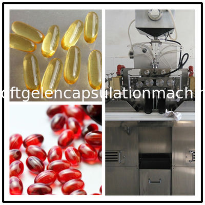 Máquina suave de la encapsulación de la gelatina S403 con el sistema de fusión de la gelatina para la producción petrolífera del camarón antártico