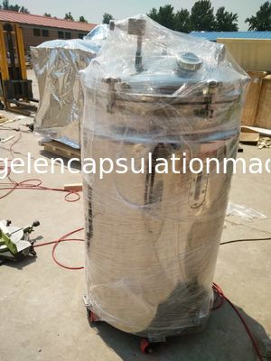 El tanque de fusión de la gelatina de Softgel/de Paintball con la chaqueta de agua, elevación eléctrica del pedal