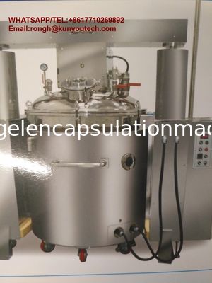 304 / SUS 316 que revuelve el tanque de fusión de la gelatina con el indicador/el dispositivo de la presión