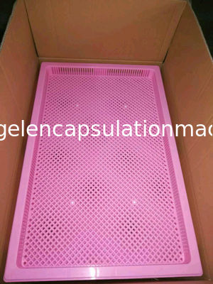 Softgel encapsula la temperatura alta de sequía plástica de las bandejas que lleva color modificado para requisitos particulares
