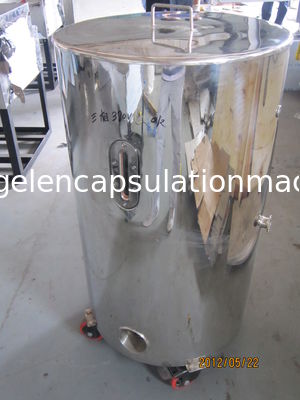 Los tanques de almacenamiento de acero inoxidables movibles del agua 200L con el mezclador, de temperatura controlada