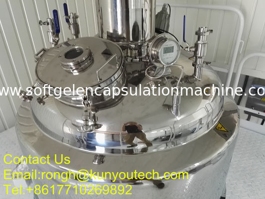 Fábrica de relleno líquida del equipo de la encapsulación de Softgel farmacéutica con control del PLC