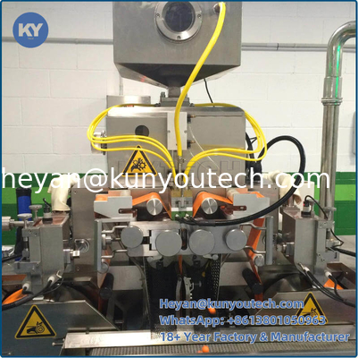 Máquina para fabricar bolas de pintura KunYou 32000pcs/H con control PLC