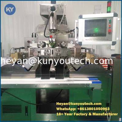 10" cápsula suave automática que hace la máquina con la fusión de la gelatina y la secadora