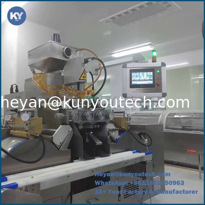Máquina automática de encapsulación Vgel de 10 pulgadas con capacidad de 32000 piezas/hora y 20 émbolos para una producción eficiente de softgel