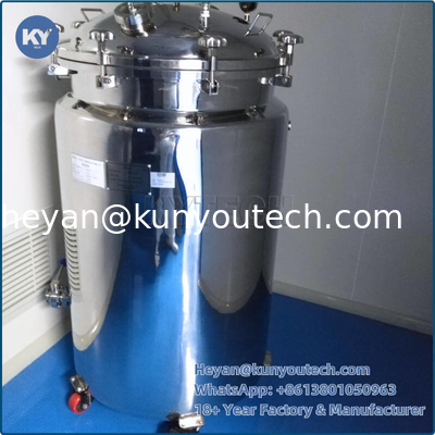 Tanque de almacenamiento de gelatina de acero inoxidable de 200L con control de temperatura
