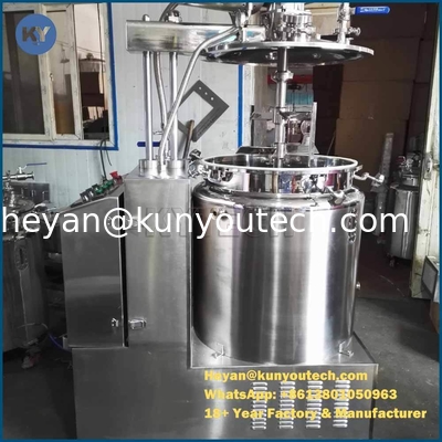 Tanque de mezcla de acero inoxidable de 300L con agitador de 4kw para medicina