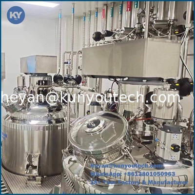Tanque mezclador de acero inoxidable de 7.5KW para gelatina, capacidad de 800L