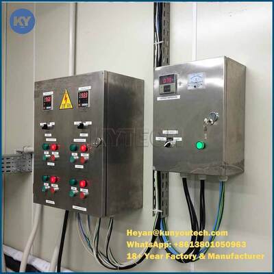 El tanque de fusión de la gelatina de la cápsula con el indicador inferior del peso del sensor de la IDT, panel de control