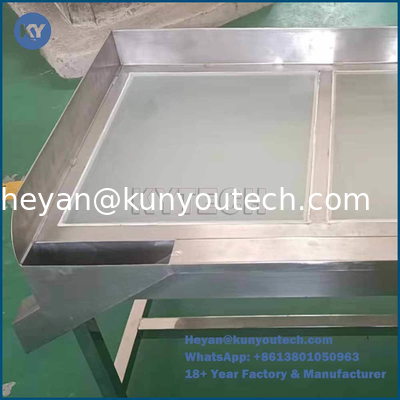 Máquina de inspección de cápsulas de gel blando 304 SUS con vidrio esmerilado