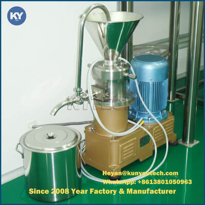 Máquina coloide horizontal del molino de 304 SUS