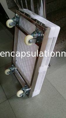 Bandejas de secado plásticas seguras del PPE de la categoría alimenticia y dureza fuerte ISO9001 de la carretilla