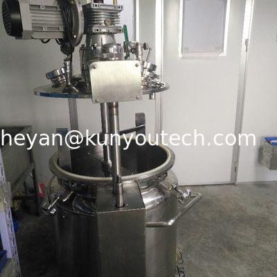 el tanque de acero inoxidable de la gelatina del vegano 100L con el revolvimiento de la bomba de la función y de vacío