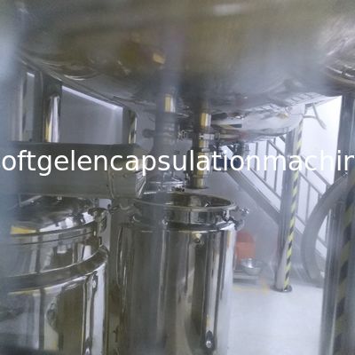 el tanque de acero inoxidable de la gelatina del vegano 100L con el revolvimiento de la bomba de la función y de vacío
