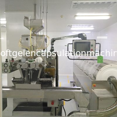 máquina suave de relleno líquida ф103 X 172m m de la encapsulación de la gelatina 50000pc/H