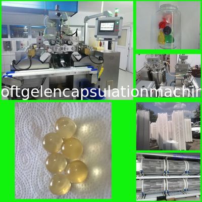 Los cáñamos de 7 pulgadas engrasan la máquina suave de la cápsula del gel con el rodillo de acero inoxidable poroso del aceite