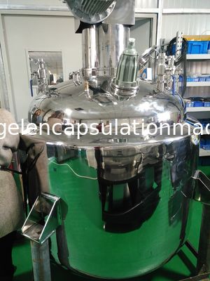 el tanque de vacío de la producción de la cápsula del softgel para la gelatina que derrite, mezclándose