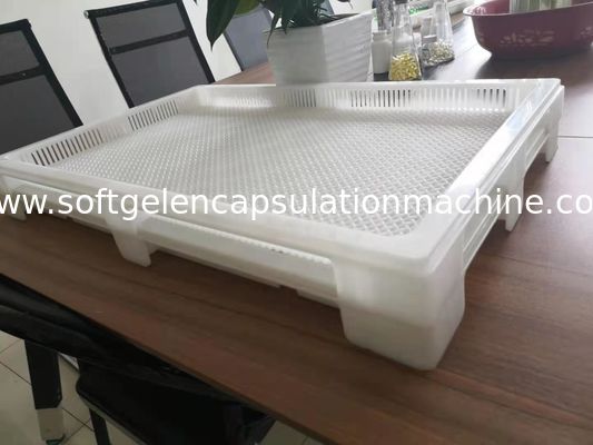 Bandejas de secado plásticas del PPE ISO9001 75 * 55 * 5cm para el caramelo de la cápsula