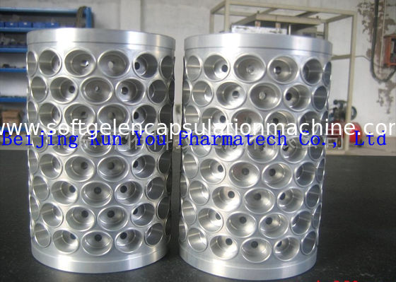 El rollo completo del dado de Softgel del molde de la cápsula de la aleación de aluminio fijó Painball muere rollo