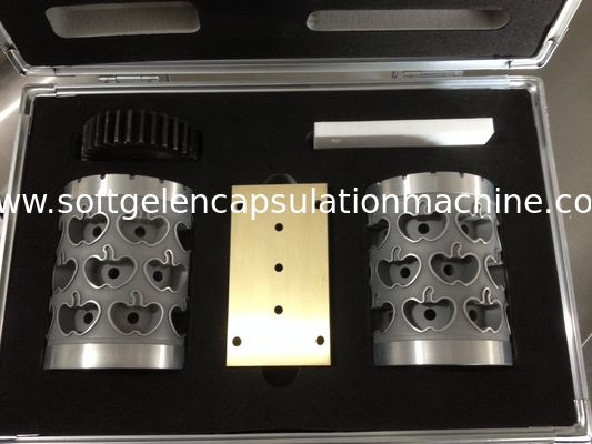 Pequeño sistema completo del rollo del dado de Softgel de la aleación de aluminio del molde de la cápsula de la máquina